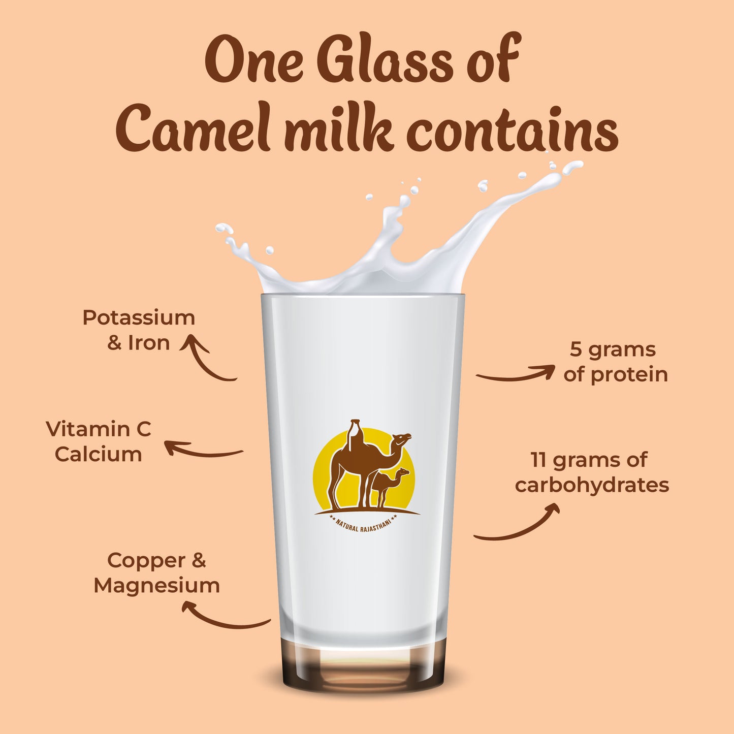 Pasteurized Camel Milk (Plain 200ml)